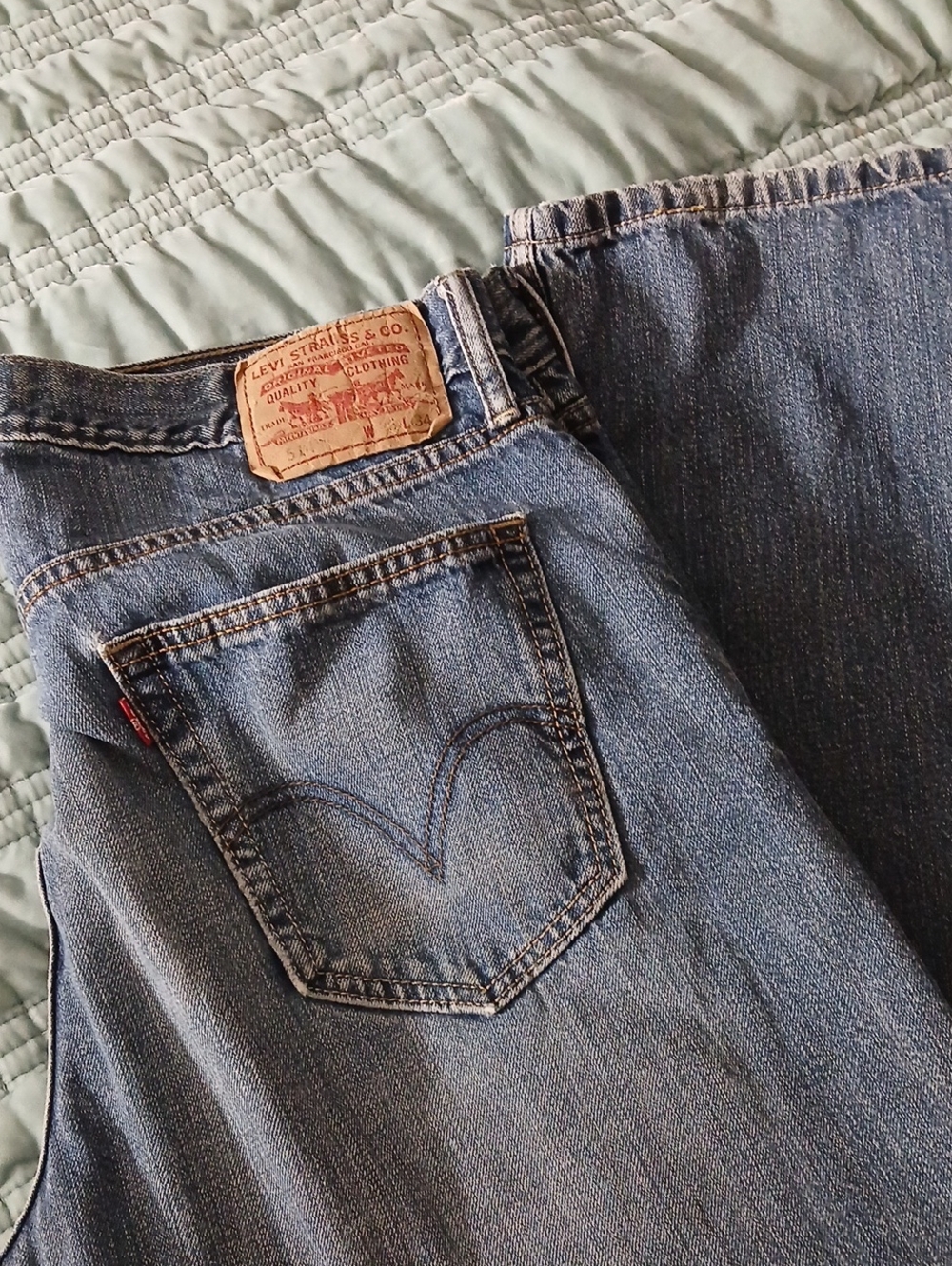 Levi's 514 Men's  Slim Straight Jeans 36x34